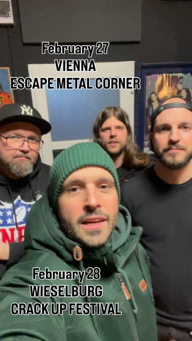 AUSTRIA get your tickets! We’re playing @escape.wien February 27th  and @cracku…